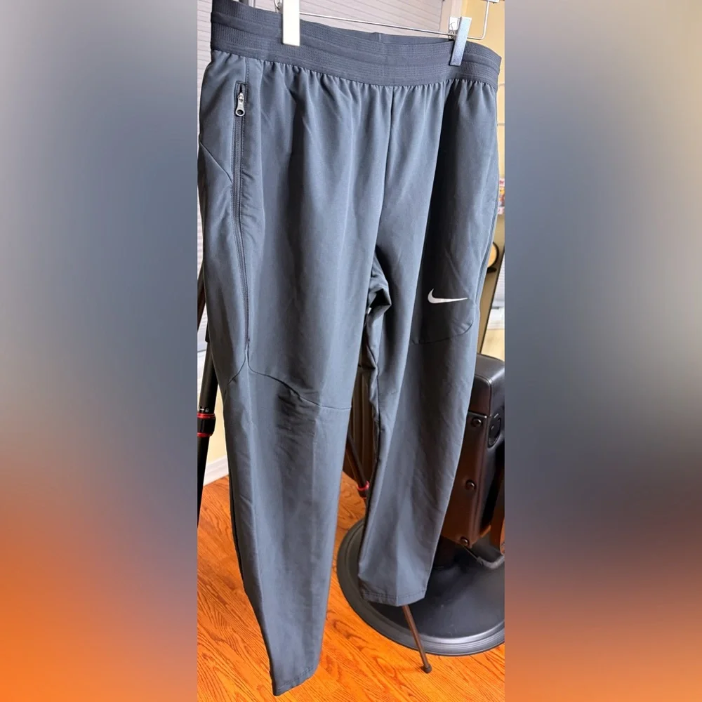 Brand New-Nike Pro Elite Trackpants Dark Grey - Picture 3 of 11